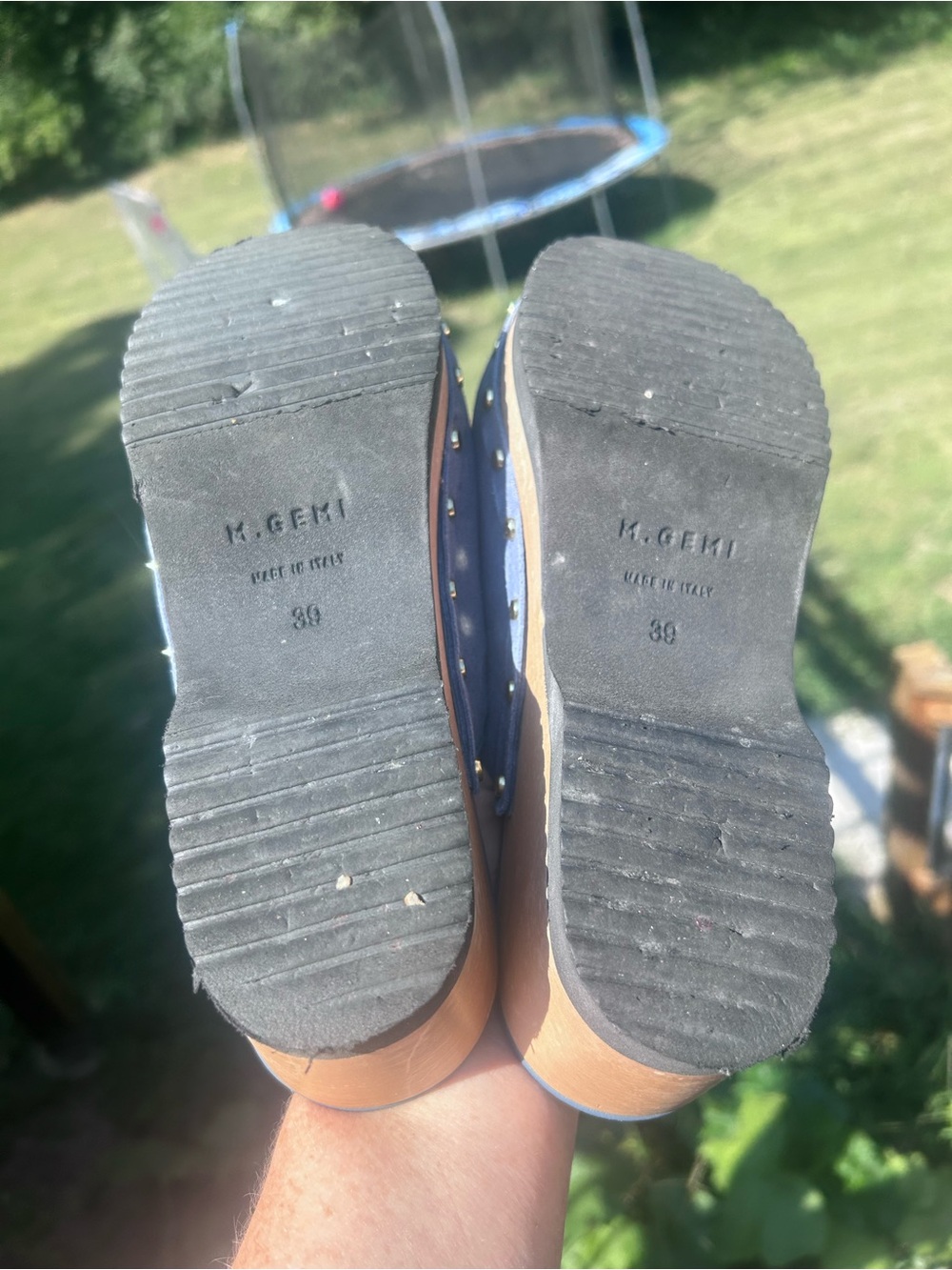 M. Gemi The Greta blue clog size 39 - Picture 5 of 5